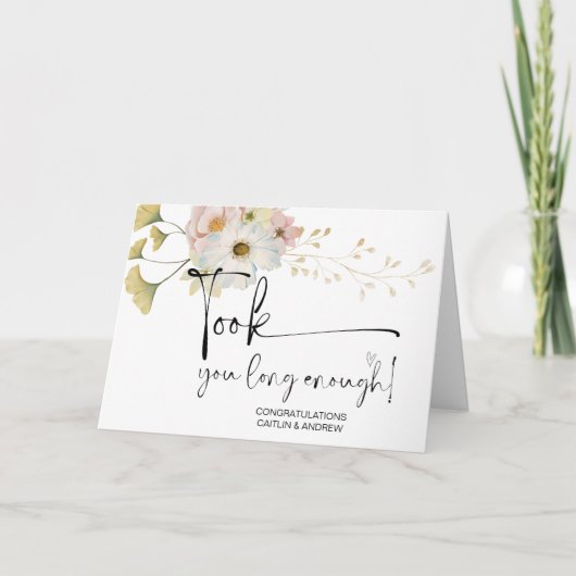 Herzlichen Glückwunsch Hochzeit New Weds Braut und Karte (Vorderseite)