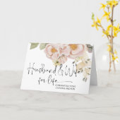 Herzlichen Glückwunsch Hochzeit New Weds Braut und Karte (Gelbe Blume)