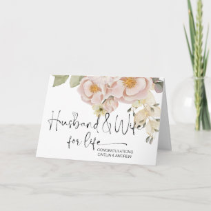 Herzlichen Glückwunsch Hochzeit New Weds Braut und Karte