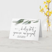 Herzlichen Glückwunsch Hochzeit Verlobung Braut un Karte (Gelbe Blume)