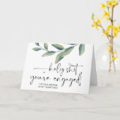 Herzlichen Glückwunsch Hochzeit Verlobung Braut un Karte (Gelbe Blume)