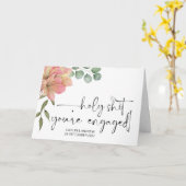 Herzlichen Glückwunsch Hochzeit Verlobung Braut un Karte (Gelbe Blume)