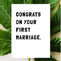 Herzlichen Glückwunsch Hochzeitskarte