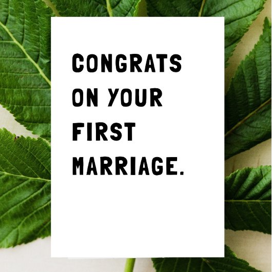 Herzlichen Glückwunsch Hochzeitskarte Karte