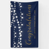 Herzlichen Glückwunsch Hochzeitstag Party-Banner Banner (Vertikal)