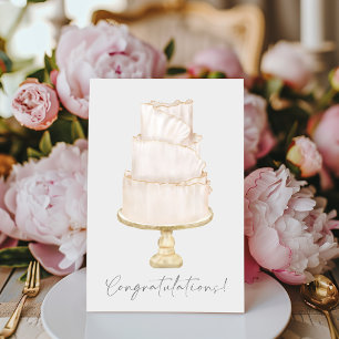 Herzlichen Glückwunsch Hochzeitstorte Karte