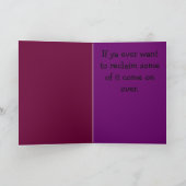 Herzlichen Glückwunsch! Ich sehe, du hast viel abg Karte (Innenseite)