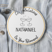 Herzlichen Glückwunsch Individuelle Name Keepake Button (Beispiel)