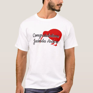 Herzlichen Glückwunsch Jacinda Ardern Custom Text  T-Shirt