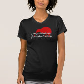 Herzlichen Glückwunsch Jacinda Ardern Custom Text T-Shirt (Vorderseite)