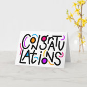 Herzlichen Glückwunsch! Karte (Gelbe Blume)