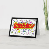 Herzlichen Glückwunsch Karte (Vorderseite)