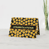 Herzlichen Glückwunsch! Karte (Vorderseite)