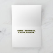 Herzlichen Glückwunsch! Karte (Innenseite)