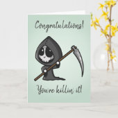 Herzlichen Glückwunsch! Karte (Gelbe Blume)