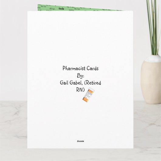 Herzlichen Glückwunsch Karte (Rückseite)