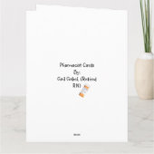 Herzlichen Glückwunsch Karte (Rückseite)