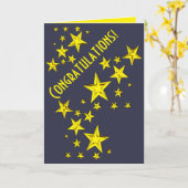 Herzlichen Glückwunsch! Karte (Gelbe Blume)