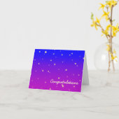 Herzlichen Glückwunsch Karte (Gelbe Blume)