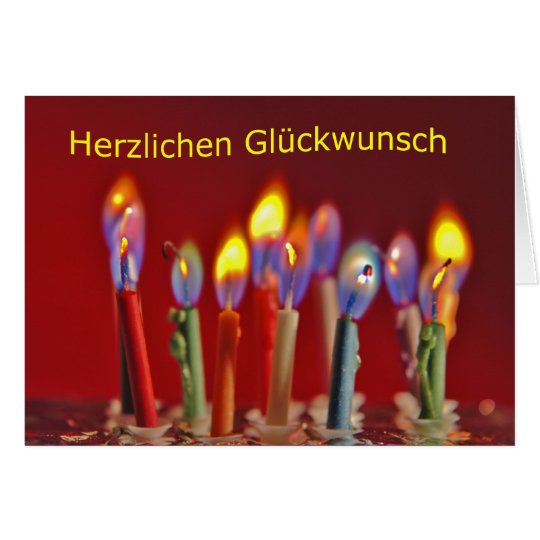 Herzlichen Glückwunsch Karte