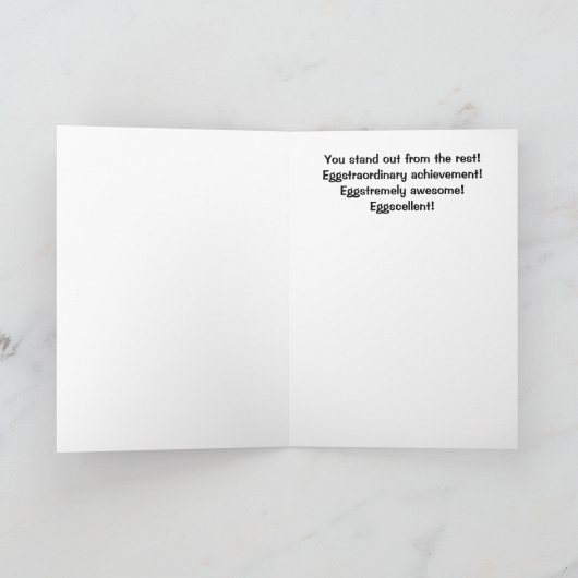 Herzlichen Glückwunsch! Karte (Innenseite)