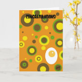 Herzlichen Glückwunsch! Karte (Gelbe Blume)