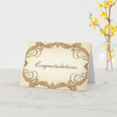 Herzlichen Glückwunsch Karte (Gelbe Blume)