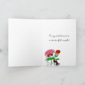 Herzlichen Glückwunsch! Karte (Innenseite)