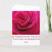 Herzlichen Glückwunsch! Karten Button Rose Blume H (Rückseite)