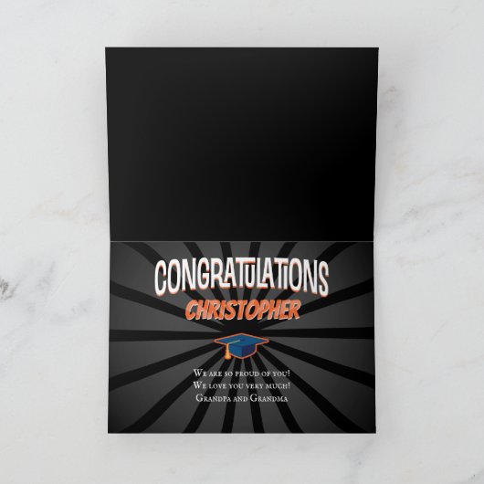 Herzlichen Glückwunsch Kindergarten Abschluss Karte (Innenseite)