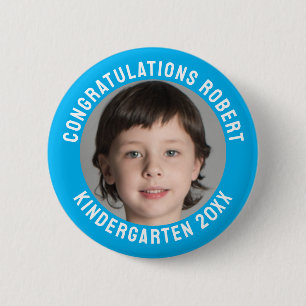 Herzlichen Glückwunsch Kindergarten Graduate Foto Button