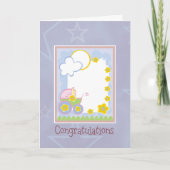 Herzlichen Glückwunsch Kinderkarten Karte (Vorderseite)