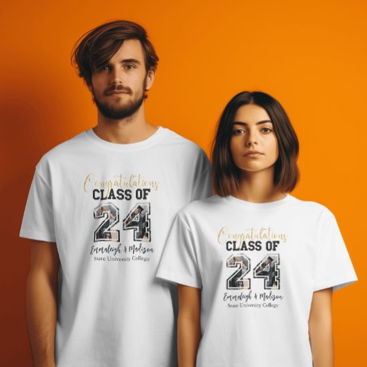 Herzlichen Glückwunsch Klasse der besten Foto 2024 T-Shirt
