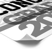 Herzlichen Glückwunsch Klasse von 2012 Banner Post Poster (Ecke)