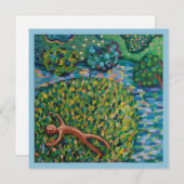 Herzlichen Glückwunsch Kunstdruckkarte (Vorne/Hinten)