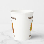 Herzlichen Glückwunsch, Kürbis, Name und Datum der Pappbecher (Rechts)