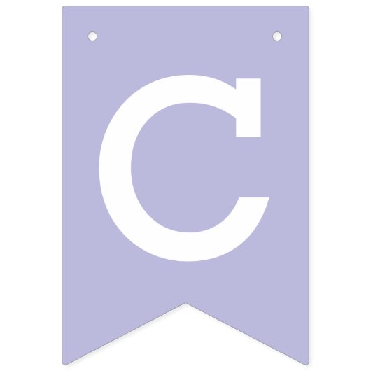 Herzlichen Glückwunsch Lavender Blätter Pattern Wimpelkette (Erste Fahne)