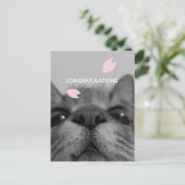 Herzlichen Glückwunsch Leere Postkarte (Stehend Vorderseite)
