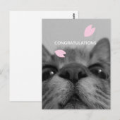 Herzlichen Glückwunsch Leere Postkarte (Vorne/Hinten)