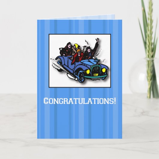 Herzlichen Glückwunsch Leistung, Roaring 20 Karte (Vorderseite)