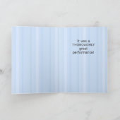 Herzlichen Glückwunsch Leistung, Roaring 20 Karte (Innenseite)