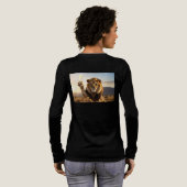 Herzlichen Glückwunsch Löwe Tri-Blend Shirt (Voller Rückseite)