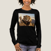 Herzlichen Glückwunsch Löwe Tri-Blend Shirt (Vorderseite)