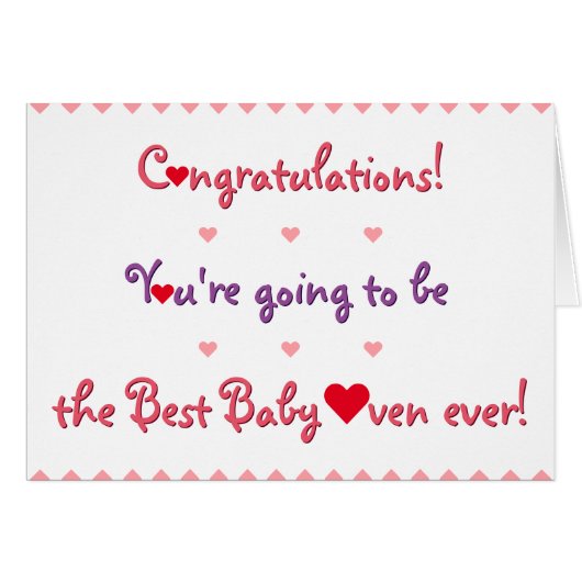 Herzlichen Glückwunsch Mama zur Kinderduschkarte (Vorderseite (Horizontal))