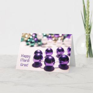 Herzlichen Glückwunsch Mardi Gras! Karte
