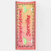 Herzlichen Glückwunsch Margarita Name Personalisie Banner (Vertikal)