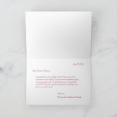 Herzlichen Glückwunsch Medical Doctor Abschluss Ca Karte (Innenseite)