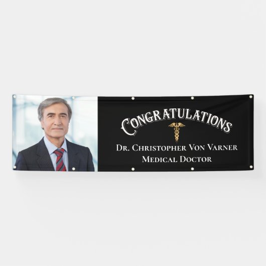 Herzlichen Glückwunsch Medical Doctor Retirement F Banner (Horizontal)