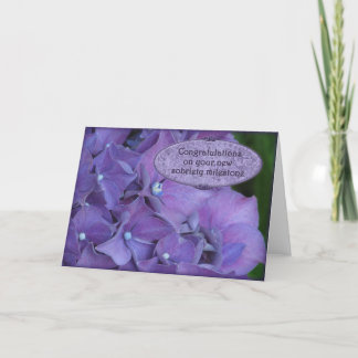 Herzlichen Glückwunsch Meilenstein Sobriety Erholu Karte