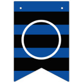 Herzlichen Glückwunsch Moderne Royal Blue Graduati Wimpelkette (Zweite Fahne)